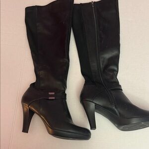 Alfani Black Heeled Knee-High Boots